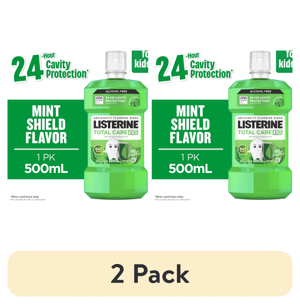 Listerine Antiseptic Mouthwash, Fresh Burst 250 mL (Pack of 3)