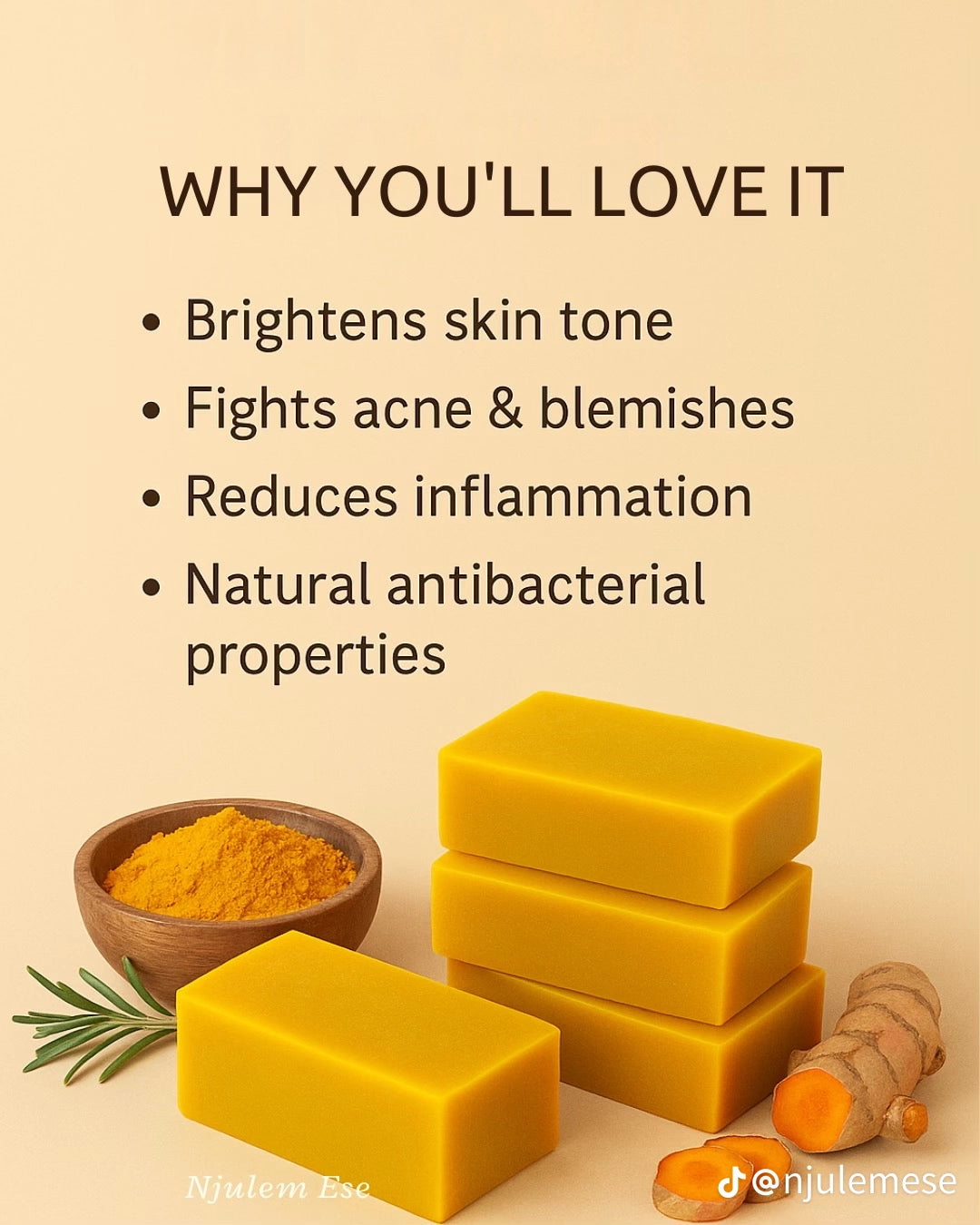 Kojic Acid & Turmeric Soap